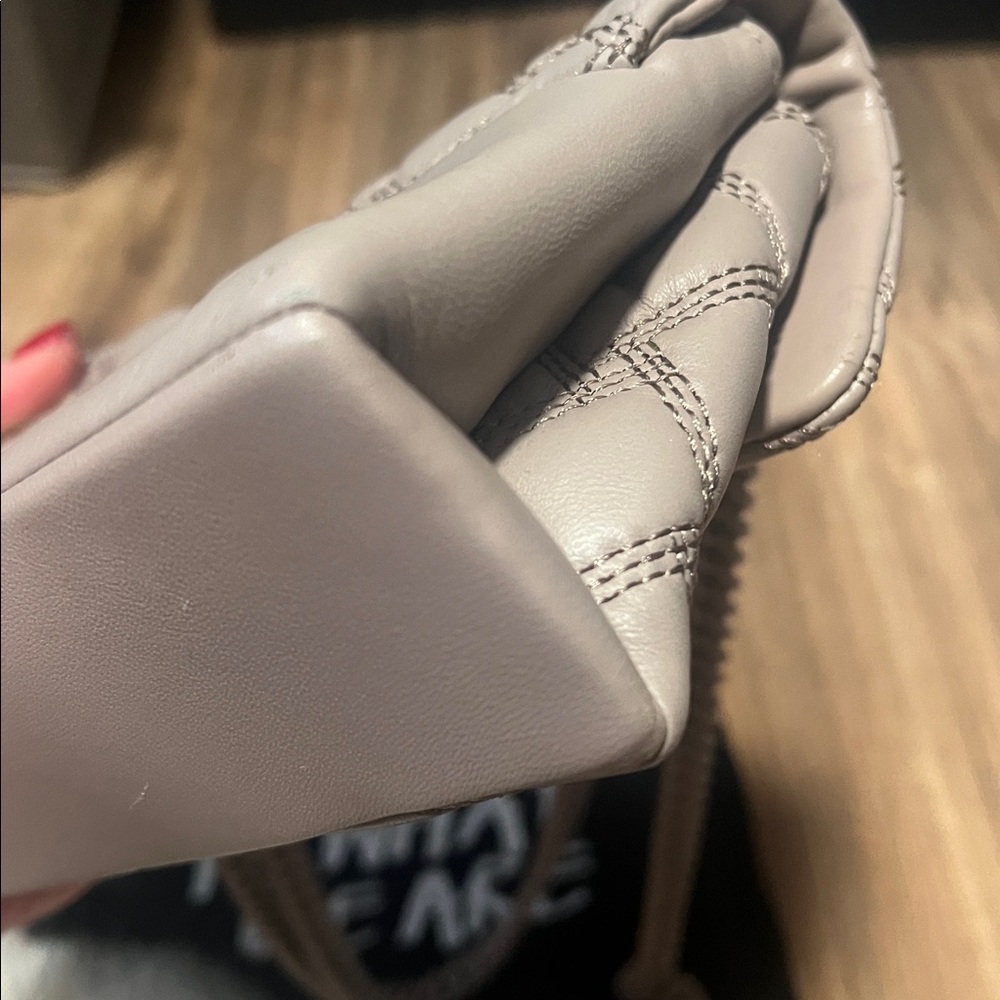 Kurt Geiger Quilted Shoulder Bag - Taupe - Picture 6 of 7